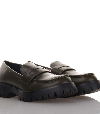 Γυναικεία Πράσινα Chunky Loafers 