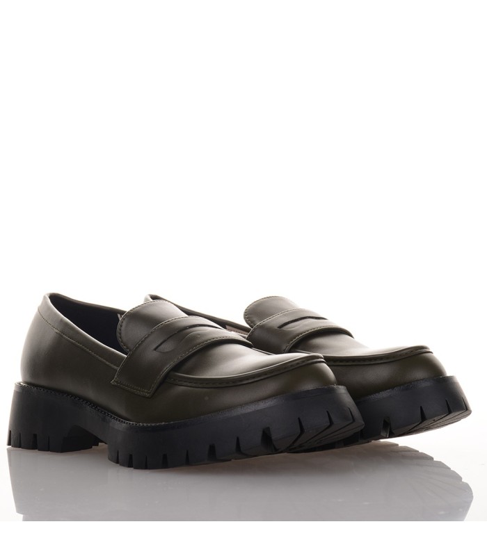 Γυναικεία Πράσινα Chunky Loafers 